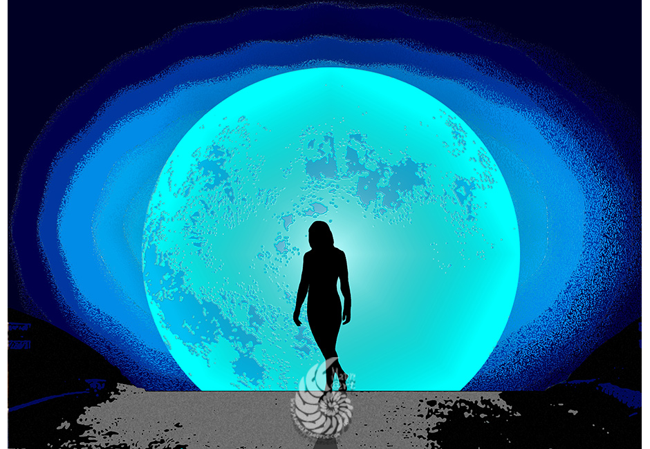 walking with the moon